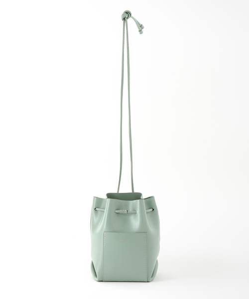 YAHKI（ヤーキ）の「【YAHKI /ヤーキ】SOFT W FACE POCHETTE：バッグ（ショルダーバッグ・レディース・ホワイト/ライトグリーン/イエロー・FREE）」の11枚目の写真