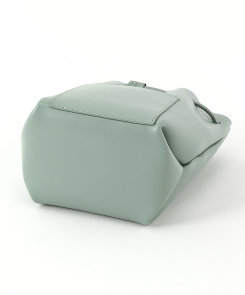 YAHKI（ヤーキ）の「【YAHKI /ヤーキ】SOFT W FACE POCHETTE：バッグ（ショルダーバッグ・レディース・ホワイト/ライトグリーン/イエロー・FREE）」の14枚目の写真