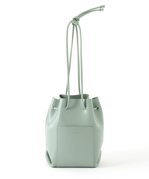 YAHKI（ヤーキ）の「【YAHKI /ヤーキ】SOFT W FACE POCHETTE：バッグ（ショルダーバッグ・レディース・ホワイト/ライトグリーン/イエロー・FREE）」の18枚目の写真