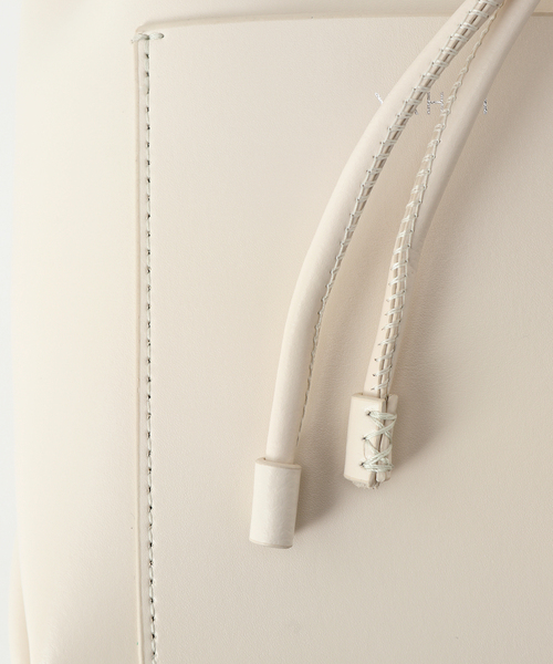 YAHKI（ヤーキ）の「【YAHKI /ヤーキ】SOFT W FACE POCHETTE：バッグ（ショルダーバッグ・レディース・ホワイト/ライトグリーン/イエロー・FREE）」の21枚目の写真