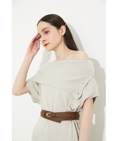 rienda（リエンダ）の「2wayフェイクレザ―ベルト（ベルト・レディース・ブラック/ブラウン/アイボリー・FREE）」の3枚目の写真