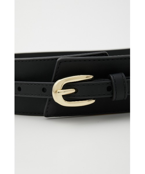 rienda（リエンダ）の「2wayフェイクレザ―ベルト（ベルト・レディース・ブラック/ブラウン/アイボリー・FREE）」の8枚目の写真