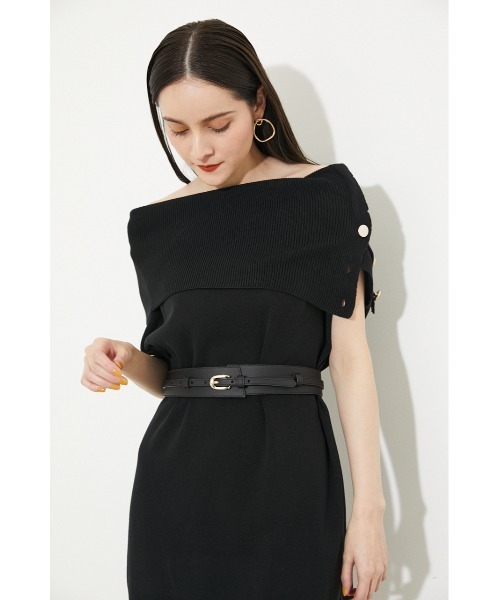 rienda（リエンダ）の「2wayフェイクレザ―ベルト（ベルト・レディース・ブラック/ブラウン/アイボリー・FREE）」の9枚目の写真