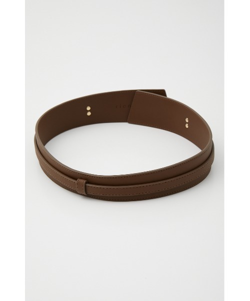 rienda（リエンダ）の「2wayフェイクレザ―ベルト（ベルト・レディース・ブラック/ブラウン/アイボリー・FREE）」の15枚目の写真