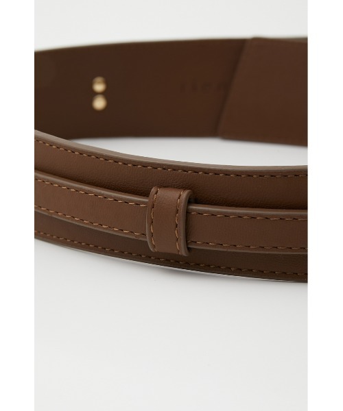 rienda（リエンダ）の「2wayフェイクレザ―ベルト（ベルト・レディース・ブラック/ブラウン/アイボリー・FREE）」の17枚目の写真