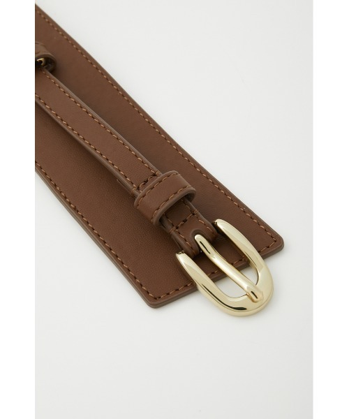 rienda（リエンダ）の「2wayフェイクレザ―ベルト（ベルト・レディース・ブラック/ブラウン/アイボリー・FREE）」の19枚目の写真