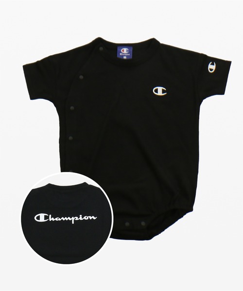 Champion(チャンピオン)の「champion / チャンピオン ロゴ前開きロンパース(Tシャツ/カットソー・キッズ・A/B/C/D/E/F/G/H/I/J/K/L/M/N/O/P・80cm/70cm)」の5枚目の写真