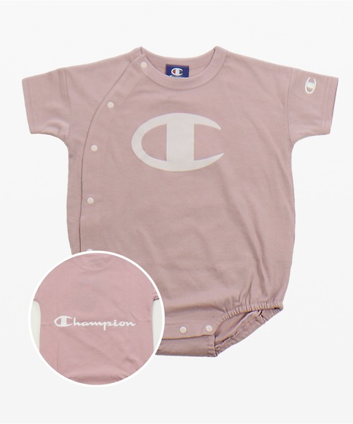 Champion(チャンピオン)の「champion / チャンピオン ロゴ前開きロンパース(Tシャツ/カットソー・キッズ・A/B/C/D/E/F/G/H/I/J/K/L/M/N/O/P・80cm/70cm)」の7枚目の写真