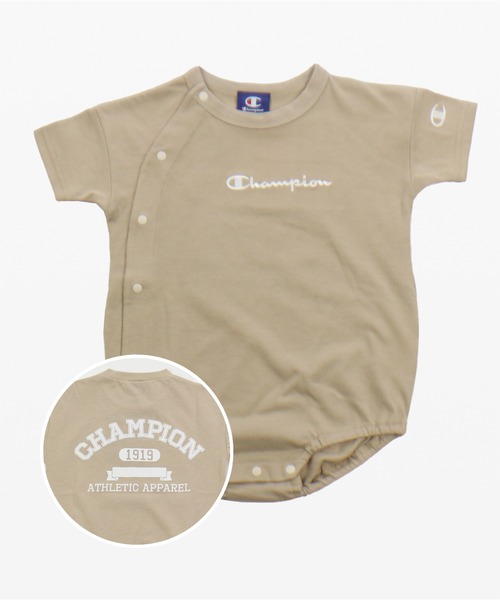 Champion(チャンピオン)の「champion / チャンピオン ロゴ前開きロンパース(Tシャツ/カットソー・キッズ・A/B/C/D/E/F/G/H/I/J/K/L/M/N/O/P・80cm/70cm)」の10枚目の写真