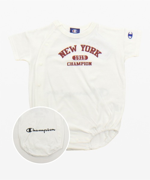 Champion(チャンピオン)の「champion / チャンピオン ロゴ前開きロンパース(Tシャツ/カットソー・キッズ・A/B/C/D/E/F/G/H/I/J/K/L/M/N/O/P・80cm/70cm)」の13枚目の写真