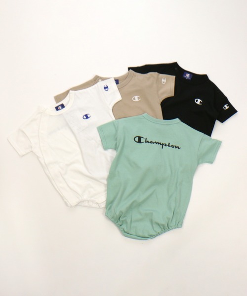 Champion(チャンピオン)の「champion / チャンピオン ロゴ前開きロンパース(Tシャツ/カットソー・キッズ・A/B/C/D/E/F/G/H/I/J/K/L/M/N/O/P・80cm/70cm)」の18枚目の写真