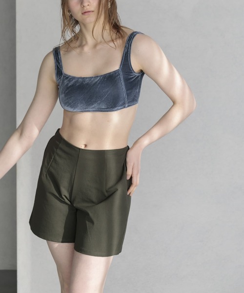 URBAN RESEARCH（アーバンリサーチ）の「Swim URBAN RESEARCH　スイム ショートパンツ（水着・レディース・ネイビー/ベージュ/カーキ・FREE）」の2枚目の写真