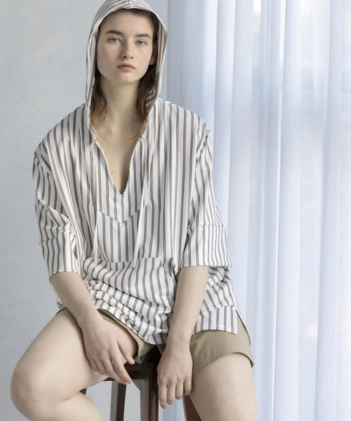 URBAN RESEARCH（アーバンリサーチ）の「Swim URBAN RESEARCH　スイム ショートパンツ（水着・レディース・ネイビー/ベージュ/カーキ・FREE）」の5枚目の写真