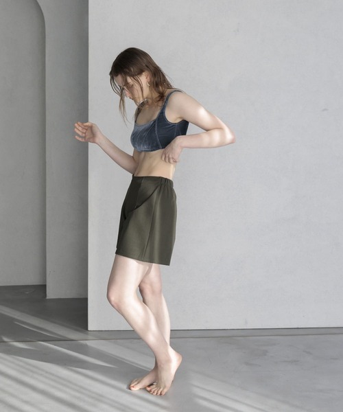 URBAN RESEARCH（アーバンリサーチ）の「Swim URBAN RESEARCH　スイム ショートパンツ（水着・レディース・ネイビー/ベージュ/カーキ・FREE）」の14枚目の写真