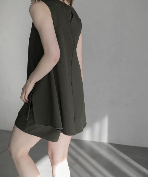 URBAN RESEARCH（アーバンリサーチ）の「Swim URBAN RESEARCH　スイム ショートパンツ（水着・レディース・ネイビー/ベージュ/カーキ・FREE）」の18枚目の写真