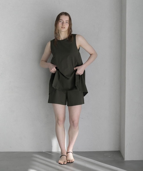 URBAN RESEARCH（アーバンリサーチ）の「Swim URBAN RESEARCH　スイム ショートパンツ（水着・レディース・ネイビー/ベージュ/カーキ・FREE）」の21枚目の写真