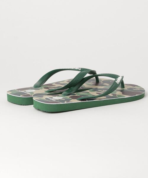 A BATHING APE（アベイシングエイプ）の「BAPE X HAVAIANAS TOP M（サンダル・メンズ・ブルー/グリーン/ピンク・65/50/9.5/80/11.5/130）」の4枚目の写真