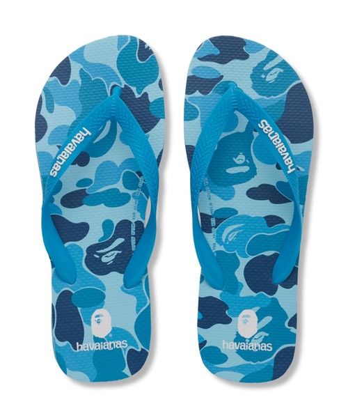 A BATHING APE（アベイシングエイプ）の「BAPE X HAVAIANAS TOP M（サンダル・メンズ・ブルー/グリーン/ピンク・65/50/9.5/80/11.5/130）」の3枚目の写真