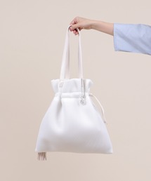 BASE | A4対応 巾着タイプ レディースショルダーバッグ(ショルダーバッグ)