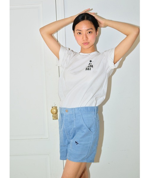 Bonjour Girl(ボンジュールガール)の「【Planforotherday/プラン・フォー・アザーデイ】SUN & LOVE TEE サン・アンド・ラブ ショートスリーブTシャツ(Tシャツ/カットソー・レディース・ホワイト/ピンク/ブルー・SMALL/LARGE/MEDIUM/XL)」の11枚目の写真