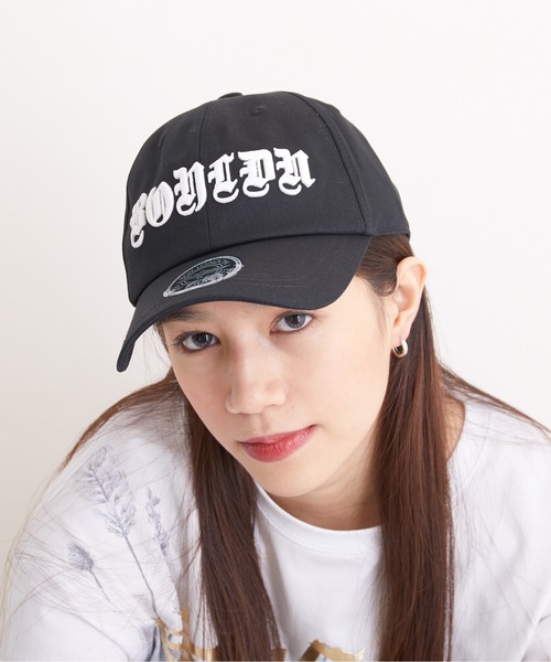 BOY LONDON（ボーイロンドン）の「【BOY LONDON】OLD ENGLISH BASEBALL CAP（キャップ・メンズ・ブラック・M）」の4枚目の写真
