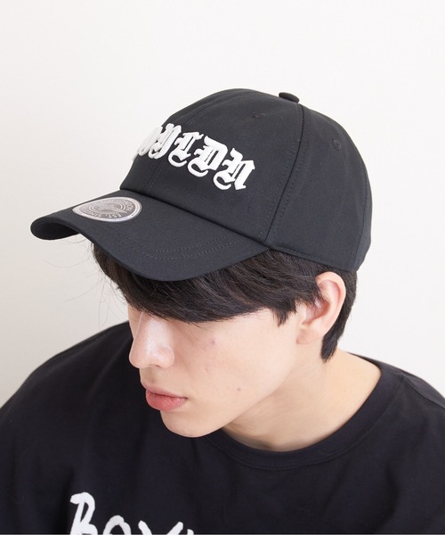 BOY LONDON（ボーイロンドン）の「【BOY LONDON】OLD ENGLISH BASEBALL CAP（キャップ・メンズ・ブラック・M）」の8枚目の写真