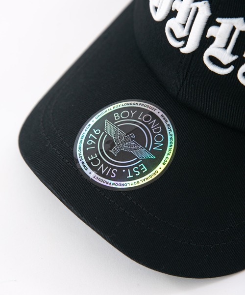 BOY LONDON（ボーイロンドン）の「【BOY LONDON】OLD ENGLISH BASEBALL CAP（キャップ・メンズ・ブラック・M）」の11枚目の写真