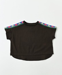 A BOND | パッチワークライン半袖プルオーバー（90～150cm）(Tシャツ/カットソー)