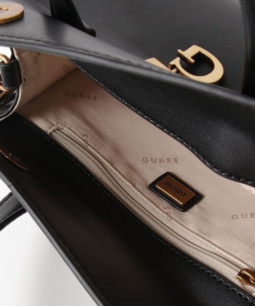 Guess（ゲス）の「STEPHI Mini Satchel（ハンドバッグ・レディース・ブラック・ONE SIZE）」の12枚目の写真