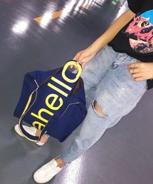 ahelloビッグトート・ショルダーバッグ【ZOZOTOWN限定】