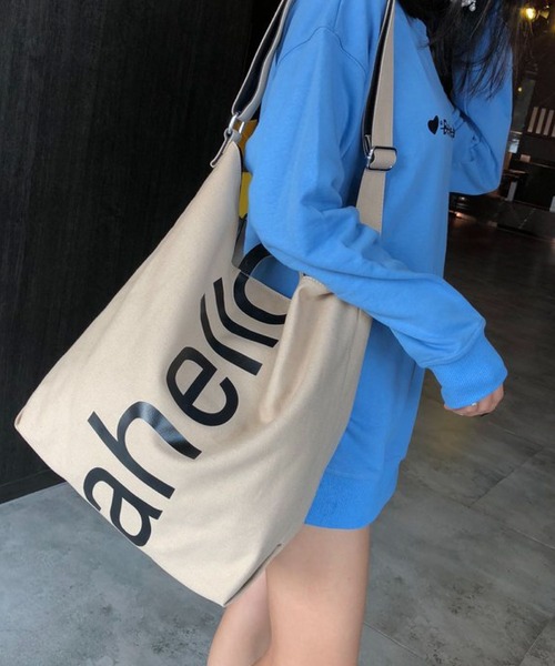 meJane(ミージェーン)の「ahelloビッグトート・ショルダーバッグ【ZOZOTOWN限定】(トートバッグ・レディース・ホワイト/ブラック/ベージュ/ネイビー・FREE)」の11枚目の写真