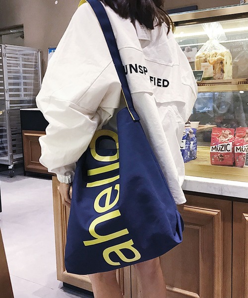 meJane(ミージェーン)の「ahelloビッグトート・ショルダーバッグ【ZOZOTOWN限定】(トートバッグ・レディース・ホワイト/ブラック/ベージュ/ネイビー・FREE)」の12枚目の写真