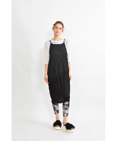 gomme（ゴム）の「ブラックライン 切替ワンピース（ドレス）」 - WEAR