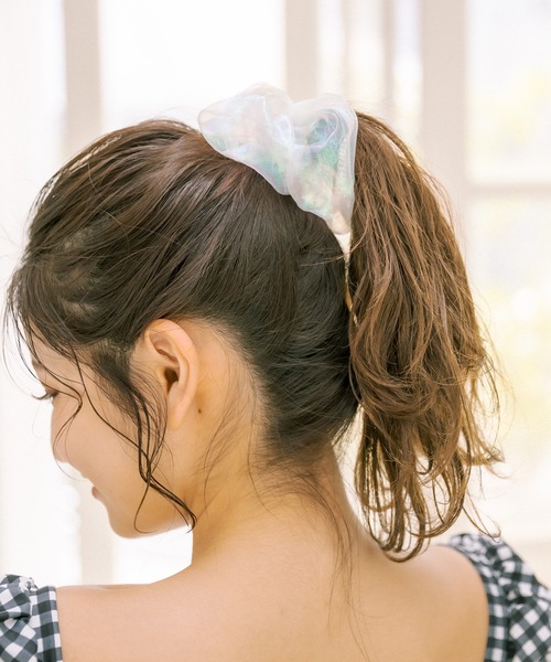 OLIVE des OLIVE(オリーブデオリーブ)の「シュシュ付きサンダル(サンダル・レディース・ブラック/オフホワイト/ミント/クリア・SMALL/MEDIUM/LARGE)」の22枚目の写真