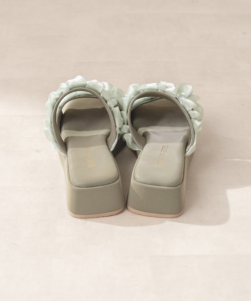 OLIVE des OLIVE(オリーブデオリーブ)の「シュシュ付きサンダル(サンダル・レディース・ブラック/オフホワイト/ミント/クリア・SMALL/MEDIUM/LARGE)」の20枚目の写真