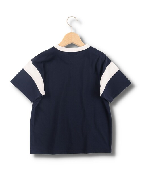 NAUTICA(ノーティカ)の「【NAUTICA/ノーティカ/吸水速乾】袖配色切替カレッジ半袖Tシャツ(Tシャツ/カットソー・キッズ・ホワイト/ネイビー/イエロー・120/150/130/140)」の9枚目の写真
