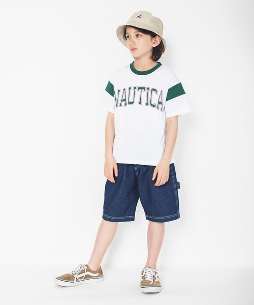 NAUTICA(ノーティカ)の「【NAUTICA/ノーティカ/吸水速乾】袖配色切替カレッジ半袖Tシャツ(Tシャツ/カットソー・キッズ・ホワイト/ネイビー/イエロー・120/150/130/140)」の22枚目の写真