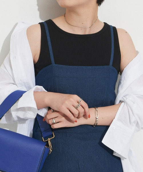 Aunt Marie's（アントマリーズ）の「カップ付きアメスリリブタンク（タンクトップ・レディース・ブラウン/ベージュ/ブラック・FREE）」の21枚目の写真