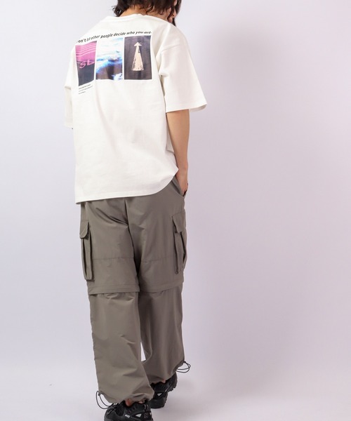 FLASH PACKER(フラッシュパッカー)の「FLASH PACKER ヘビーオンス半袖TEE(Tシャツ/カットソー・メンズ・ブラック/ホワイト/ブルー・XL/M/L/S)」の20枚目の写真