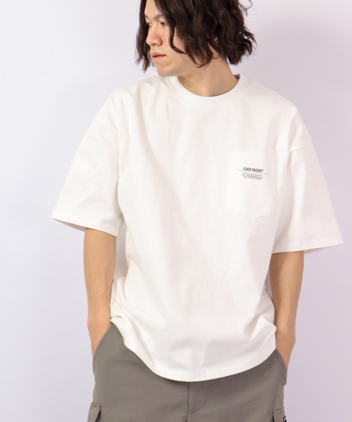 FLASH PACKER(フラッシュパッカー)の「FLASH PACKER ヘビーオンス半袖TEE(Tシャツ/カットソー・メンズ・ブラック/ホワイト/ブルー・XL/M/L/S)」の15枚目の写真
