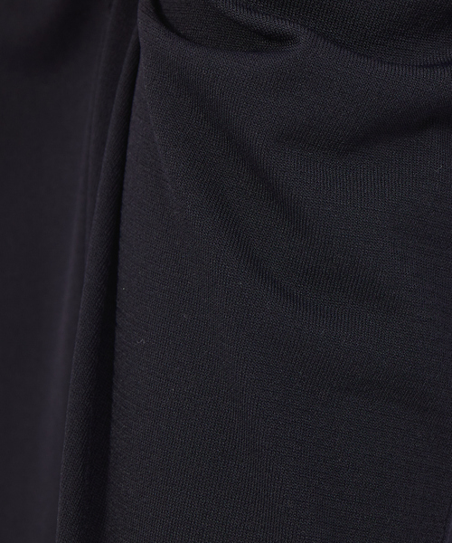 qualite（カリテ）の「《セットアップ対応》レーヨンストレッチニットスリットパンツ（その他パンツ・レディース・カーキ/ダークネイビー・38/34）」の4枚目の写真