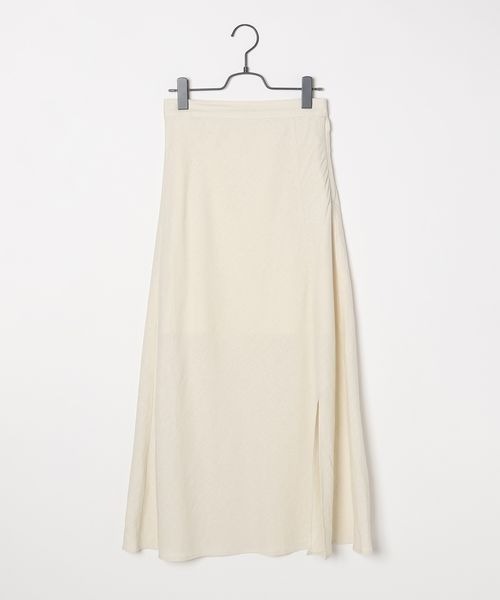 LOWRYS FARM（ローリーズファーム）の「アサコンスリットフレアスカート　344604（スカート・レディース・アイボリー/ボルドー/ブラック/ブラウン・MEDIUM/LARGE）」の16枚目の写真