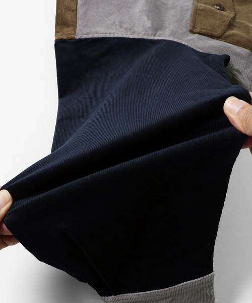 KRIFF MAYER（クリフメイヤー）の「マルチコーデュロイCPOシャツJK（シャツ/ブラウス・メンズ・グレー/レンガ/ダークブルー/モカ・SMALL/MEDIUM/LARGE/X-LARGE）」の13枚目の写真