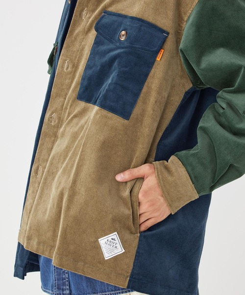 KRIFF MAYER（クリフメイヤー）の「マルチコーデュロイCPOシャツJK（シャツ/ブラウス・メンズ・グレー/レンガ/ダークブルー/モカ・SMALL/MEDIUM/LARGE/X-LARGE）」の16枚目の写真