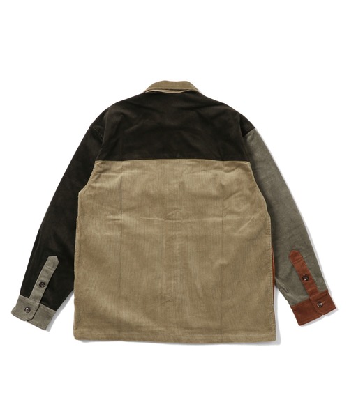 KRIFF MAYER（クリフメイヤー）の「マルチコーデュロイCPOシャツJK（シャツ/ブラウス・メンズ・グレー/レンガ/ダークブルー/モカ・SMALL/MEDIUM/LARGE/X-LARGE）」の8枚目の写真