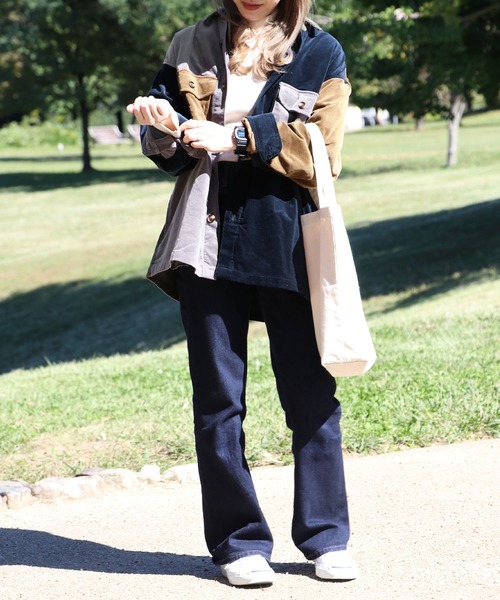 KRIFF MAYER（クリフメイヤー）の「マルチコーデュロイCPOシャツJK（シャツ/ブラウス・メンズ・グレー/レンガ/ダークブルー/モカ・SMALL/MEDIUM/LARGE/X-LARGE）」の22枚目の写真