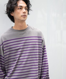 niko and... | クレイジーボーダーロングスリーブTシャツ(Tシャツ/カットソー)