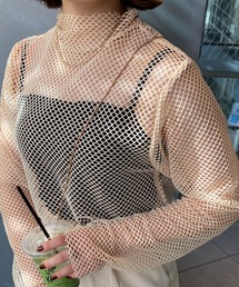 【低身長用サイズあり】メッシュプルオーバー
