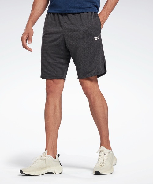 Reebok(リーボック)の「ワークアウト レディ メランジ ショーツ / Workout Ready Melange Shorts(その他パンツ・メンズ・ブラック/グレー・LARGE/MEDIUM/SMALL/X-LARGE/X-SMALL/XX-LARGE/XXX-LARGE)」の1枚目の写真