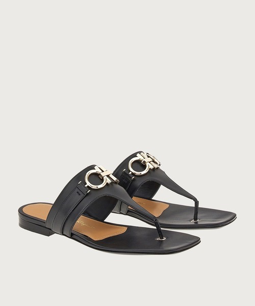 FERRAGAMO（フェラガモ）の「サンダル（サンダル・レディース・ブラック・6/6.5/7/5.5）」の4枚目の写真